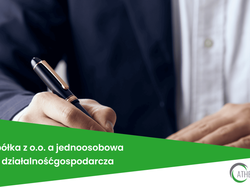 Spółka zoo a jednoosobowa działalność gospodarcza
