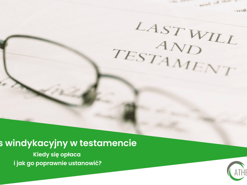 Zapis windykacyjny w testamencie