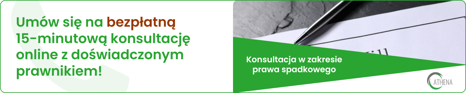 Konsultacja zoom w zakresie prawa spadkowego