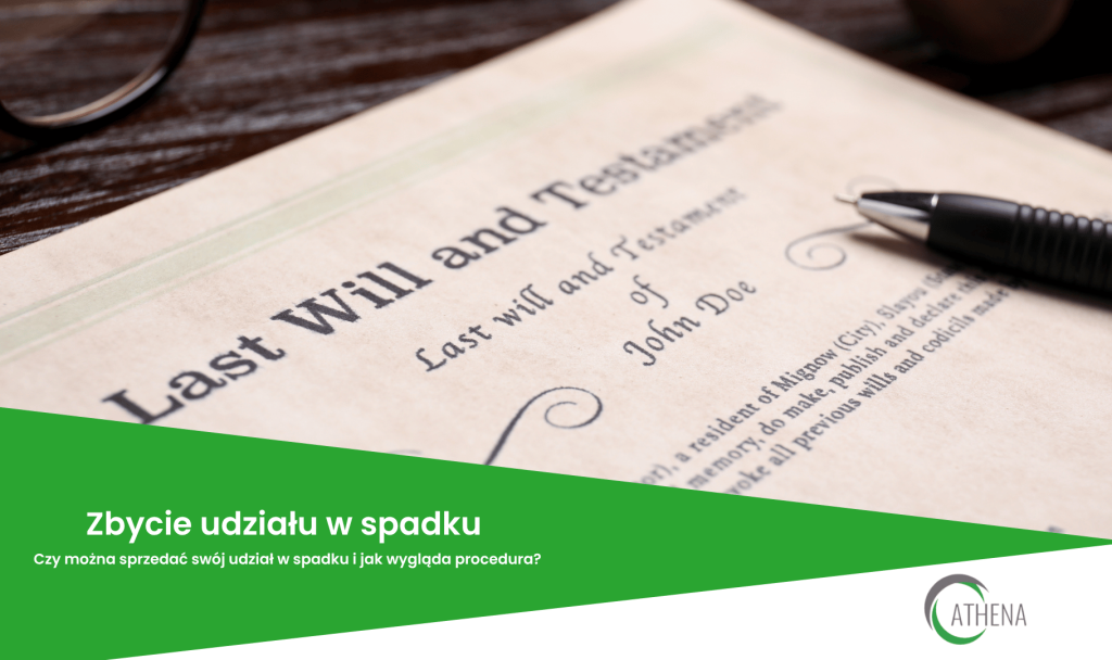 Zbycie udziału w spadku