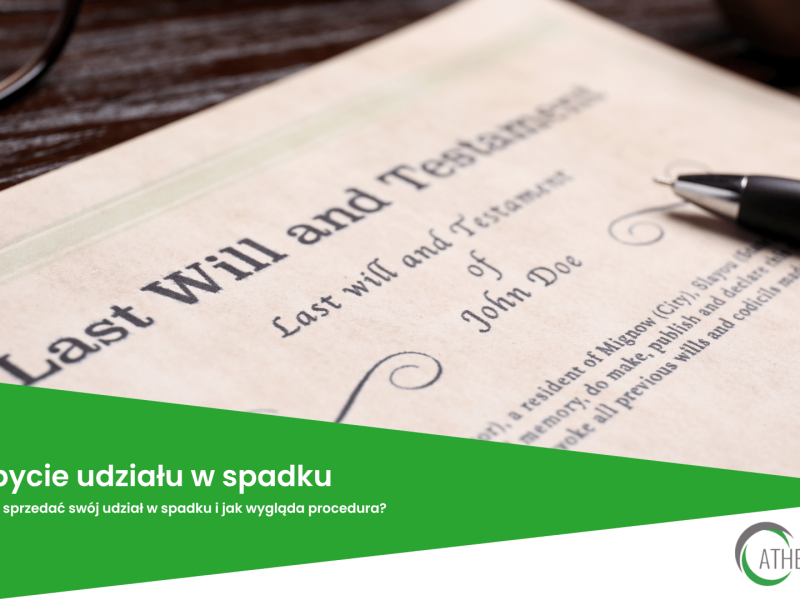 Zbycie udziału w spadku