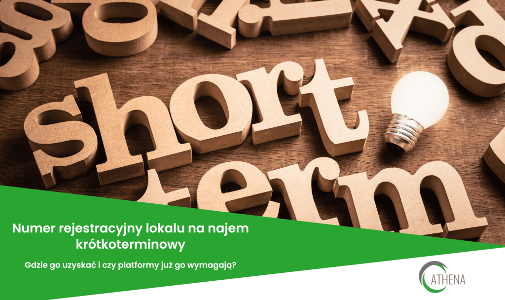 Numer rejestracyjny lokalu na najem krótkoterminowy